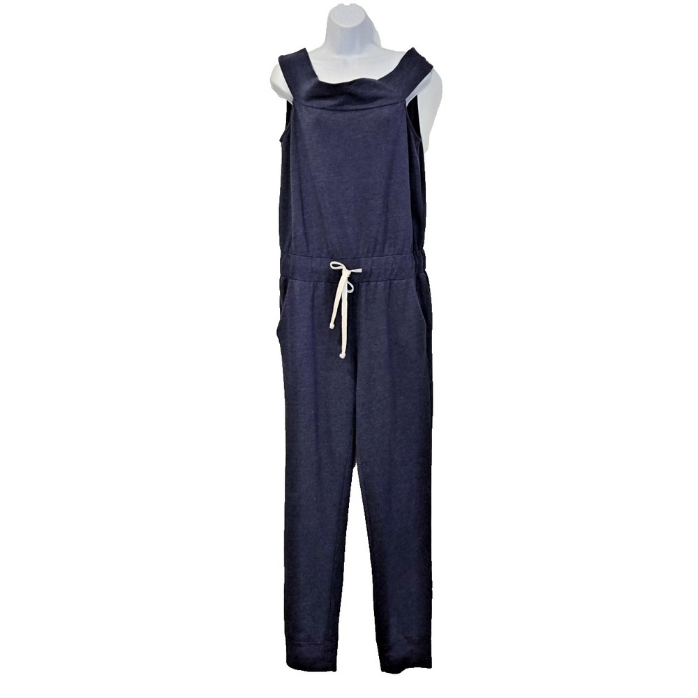 Venus Women's Off Shoulder Jumpsuit Cinch Waist Long Pant Loungewear‎ Size Large